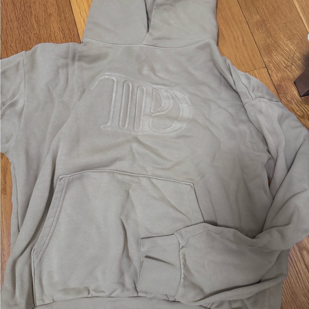 TAYLOR SWIFT The Tortured Poets Department Beige Hoodie